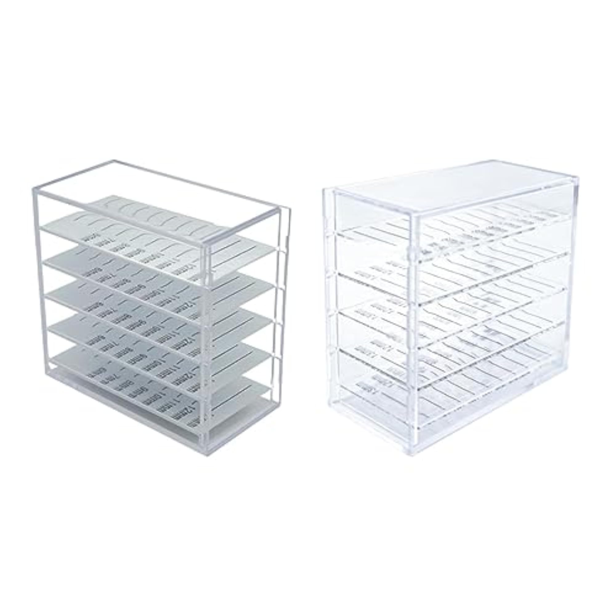 6x Eyelash Extension Storage Case 5 Layers Organizer